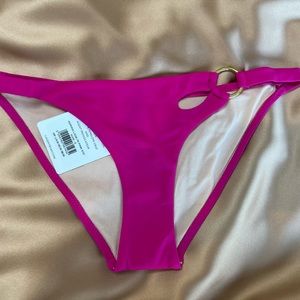 NWT L’Agent by Agent Provocateur Adrina Swim Bikini Bottom Sexy Pink S